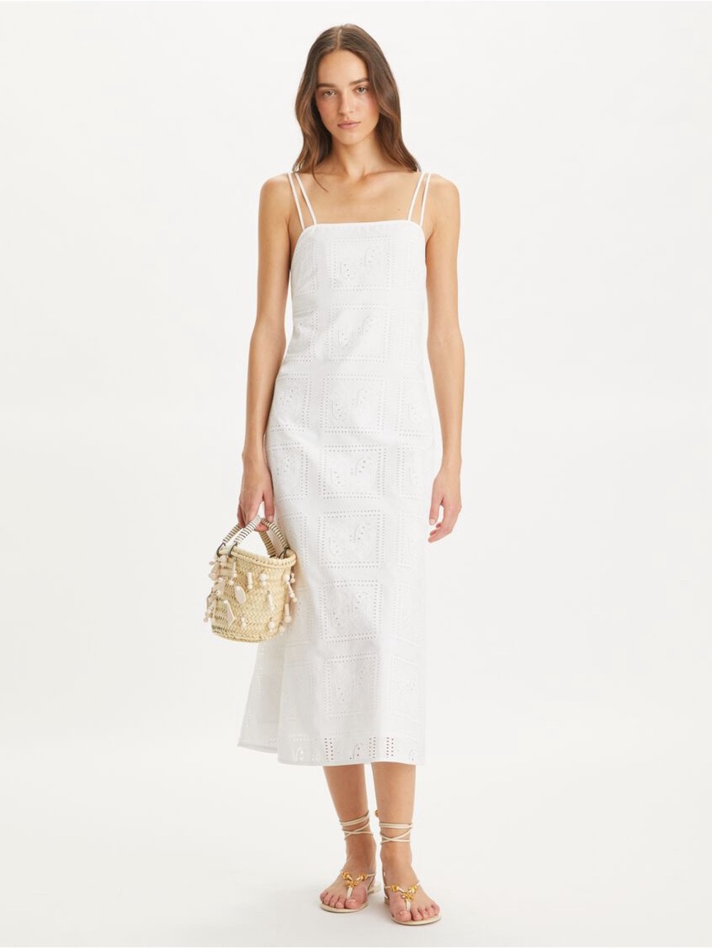 Tory Burch Cotton eyelet dress
